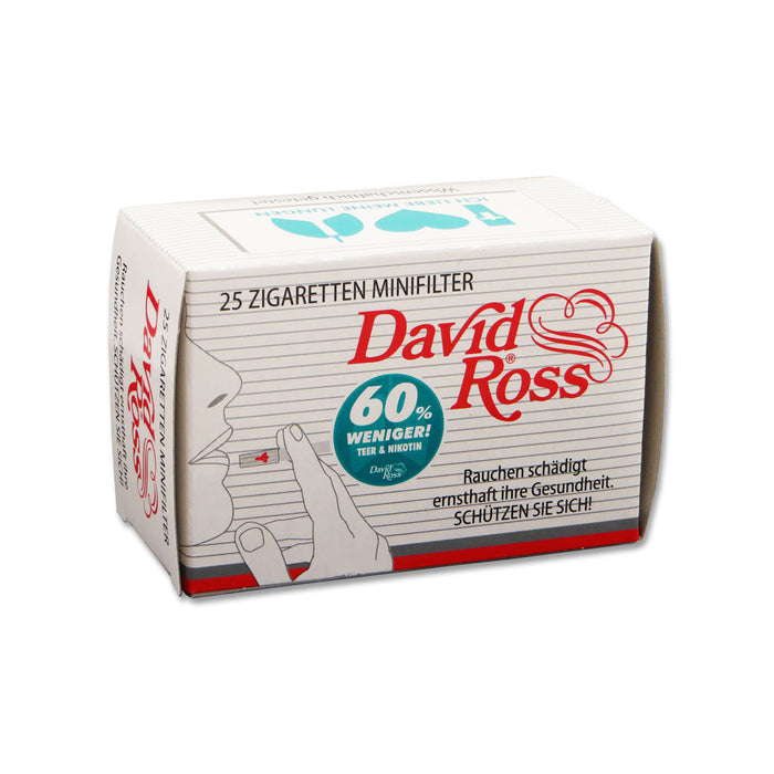 Zigarettenfilter-Aufsatz DAVID ROSS 25 Stück