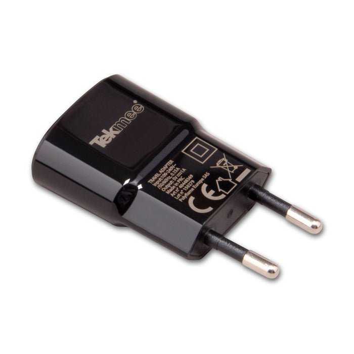 E-Ladezubehör USB Netzstecker TEKMEE schwarz