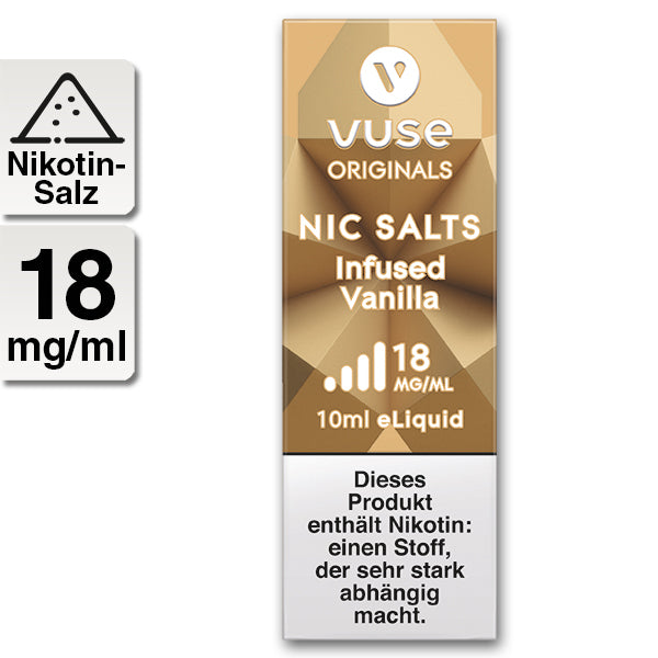 VUSE Nic Salts Infused Vanilla E-Liquid (Bottle)