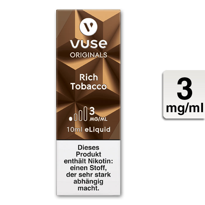VUSE Bottle Rich Tobacco 3 mg