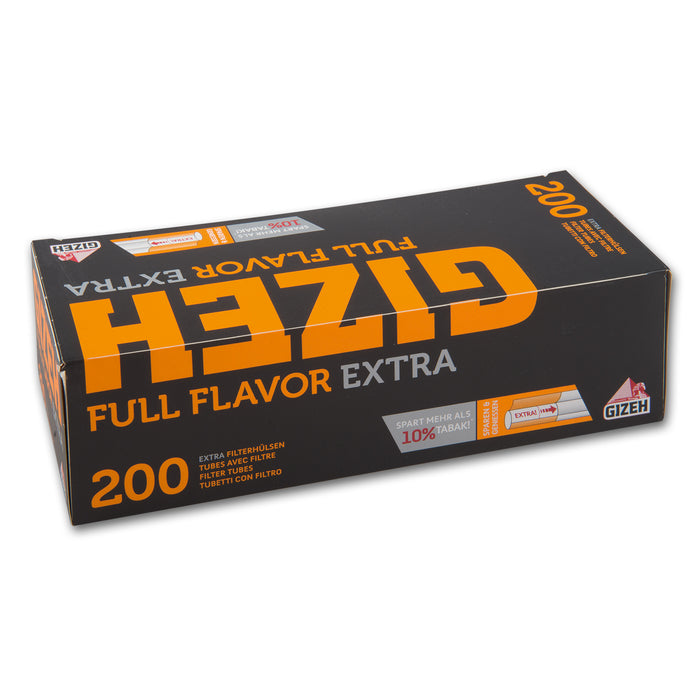 GIZEH Extra Filterhülsen  200 Stück Packung
