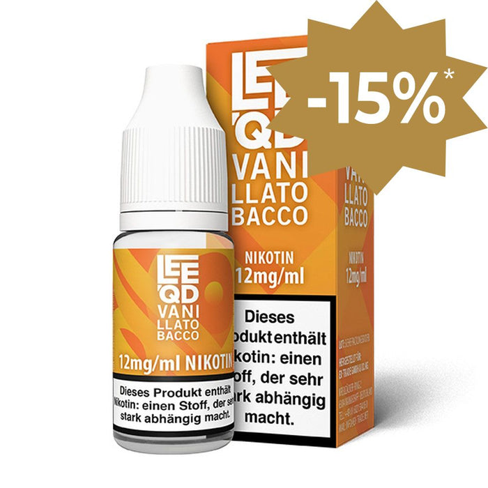 LEEQD Tabak Vanilla Tobacco E-Liquid (Bottle)