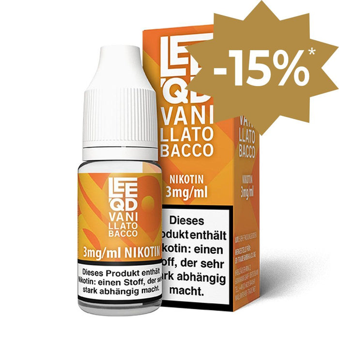 LEEQD Tabak Vanilla Tobacco E-Liquid (Bottle)