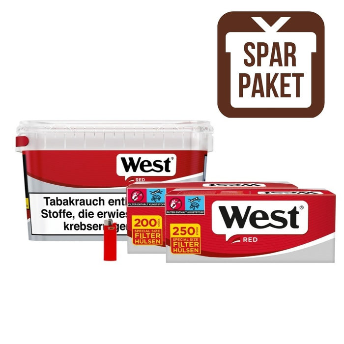 WEST Red Volume Tobacco Mega Box Bundle (Sparpaket)